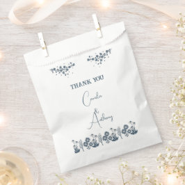 Blue Wildblume Floral Boho Wedding Geschenktütchen