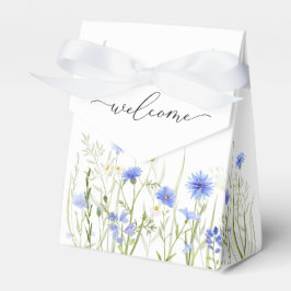 Blue Wildblume Wedding Guest Welcome Geschenkschachtel