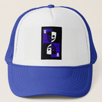 Blue Wildcard Poker Diamonds Trucker Hat Truckerkappe