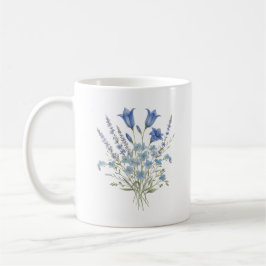 Blue Wildflower Bouquet Kaffeetasse