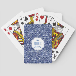 Blue William Morris Art Playing Cards Spielkarten