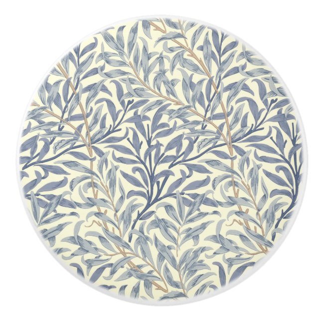 Blue Willow Bough (von William Morris) Keramik Kno Keramikknauf (Vorderseite)