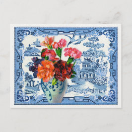 Blue Willow Greetings Postcard Postkarte