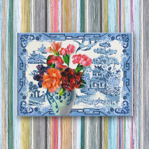 Blue Willow Greetings Visitenkarte