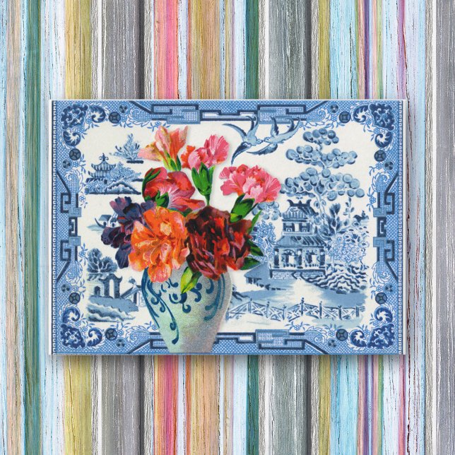 Blue Willow Greetings Visitenkarte (Von Creator hochgeladen)