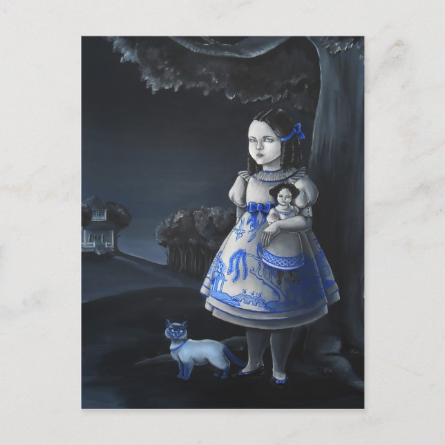 Blue Willow Postkarte (Vorderseite)