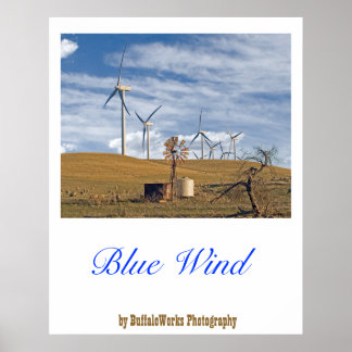 Blue Wind Poster
