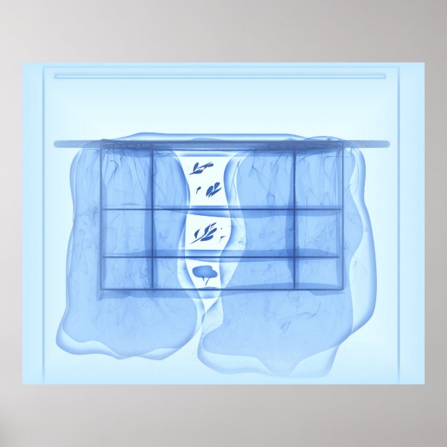 Blue window. poster (Vorne)
