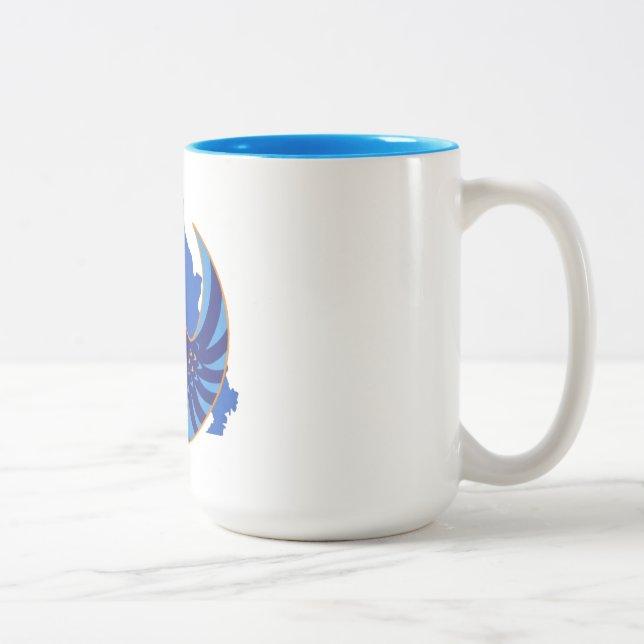 Blue Wing Alliance Coffee Mug  Zweifarbige Tasse (Rechts)
