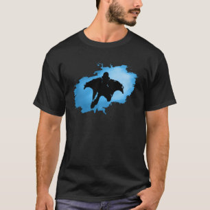 Blue Wing Anzug für Wingsuit Parachute Jumper T-Shirt