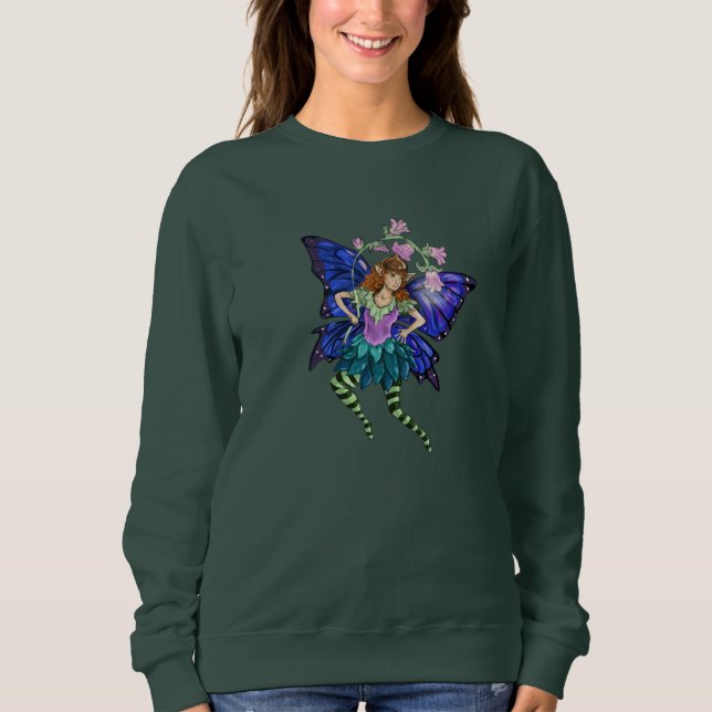 Blue Winged Pixie Sweatshirt (Vorderseite)