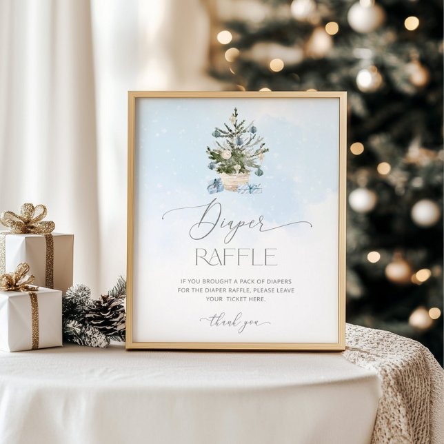 Blue winter Baby ist kalt vor der Windelraffle Poster (Von Creator hochgeladen)