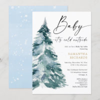 Blue Winter Baby Sprinkle ist kalte Außendusche