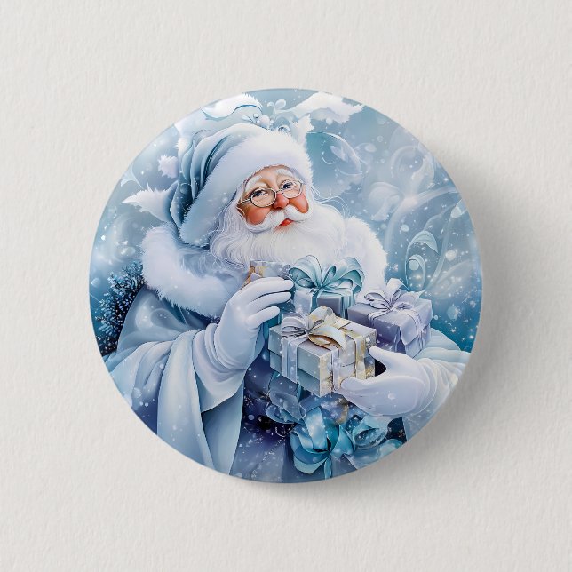 Blue Winter Button (Vorderseite)