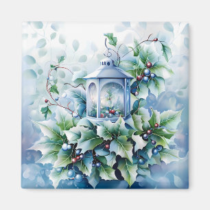 Blue Winter Magnet