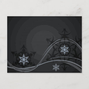 Blue Winter Postcard Postkarte