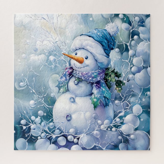 Blue Winter Puzzle (Vertikal)