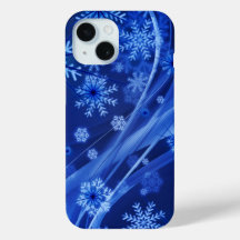 Blue Winter Snowflakes Weihnachten