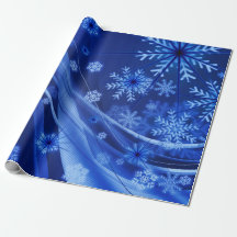 Blue Winter Snowflakes Weihnachten