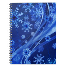 Blue Winter Snowflakes Weihnachten