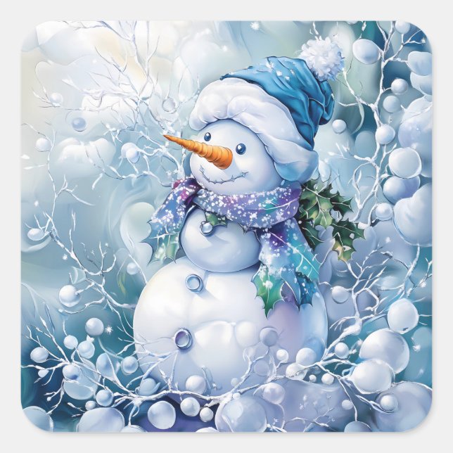 Blue Winter Stickers (Vorderseite)