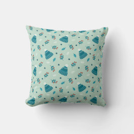Blue Winter Wonderland Accessoires Pillow Kissen