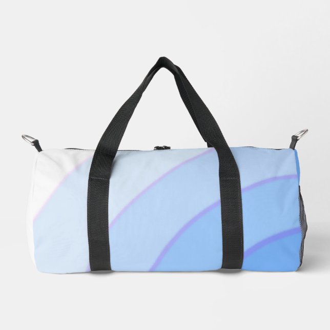 Blue Wirbel Duffle Bag (Vorderseite)
