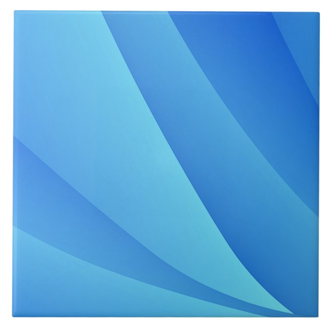 Blue Wirbel Fliese (Vorderseite)