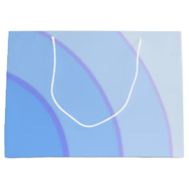Blue Wirbel Gift Bag Große Geschenktüte