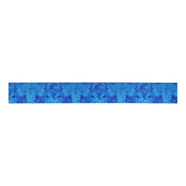 Blue Wirbel Ripsband (Vorderseite)