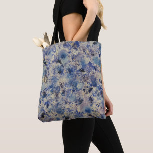 Blue Wirbel Tote Bag