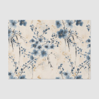 Blue Wisteria Decoupage Tissue Paper Seidenpapier