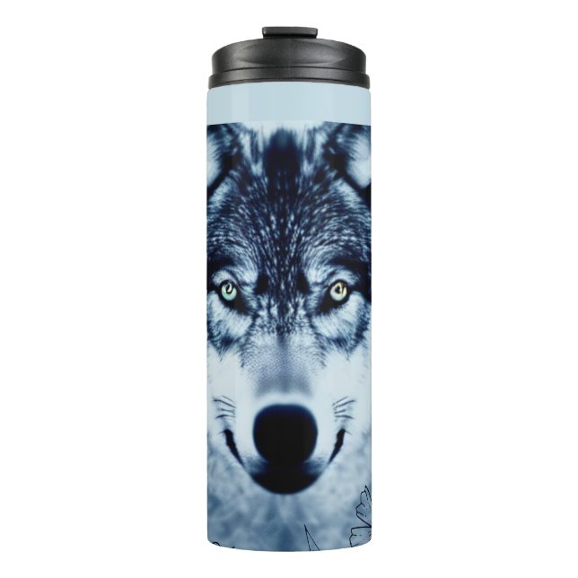Blue Wolf Thermosbecher (Vorderseite)