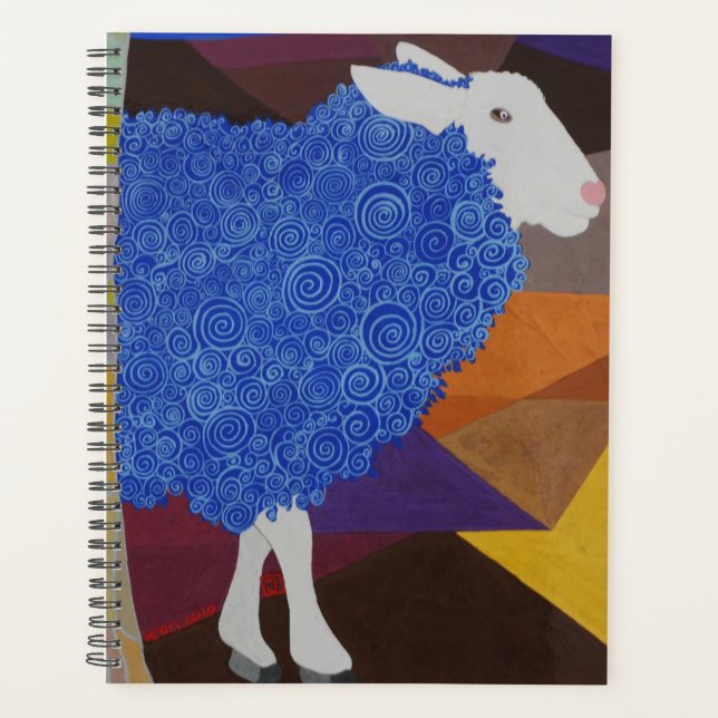 Blue Wool Sheep Planer (Vorderseite)