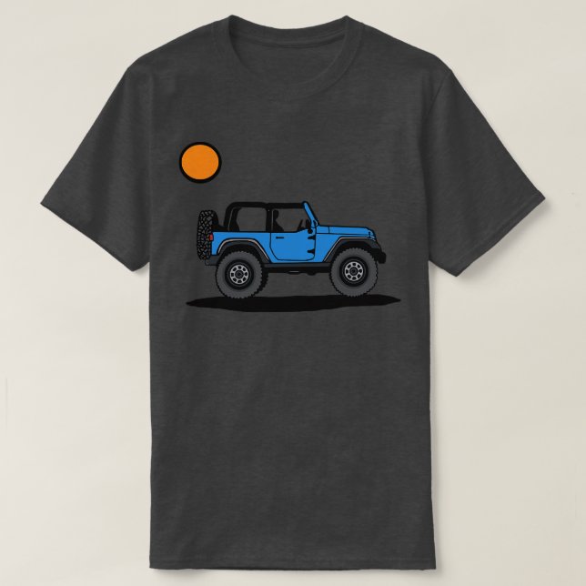 Blue Wrangler mit Sun T-Shirt (Design vorne)