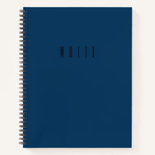Blue Write Journal-Notebook Notizbuch