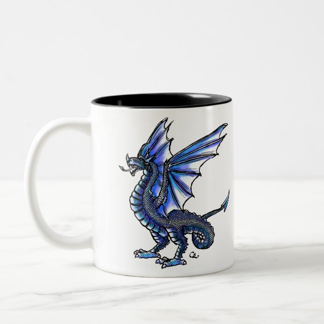 Blue Wyvern Tasse (Links)