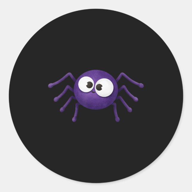 Blue Y Sder Halloween  Runder Aufkleber (Vorderseite)