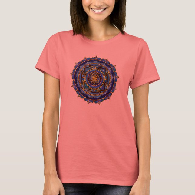 Blue Yantra T-Shirt (Vorderseite)