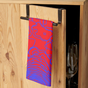 Blue Yarn Kitchen Handtücher