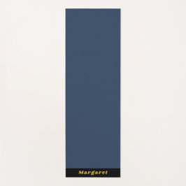 Blue Yoga Modern Mat mit Ihrem Namen Style Yogamatte