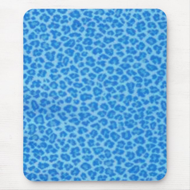 Blue Zebra Mouse Pad Mousepad (Vorne)