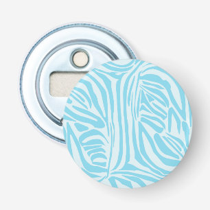 Blue Zebra Pattern Flaschenöffner