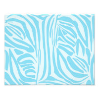Blue Zebra Pattern