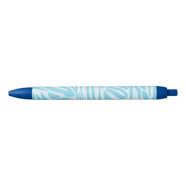 Blue Zebra Pattern Kugelschreiber (Vorderseite)