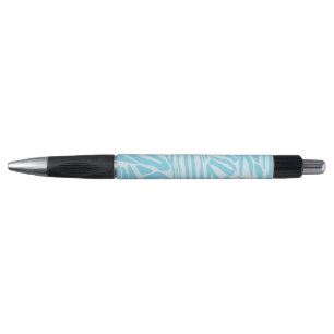 Blue Zebra Pattern Kugelschreiber