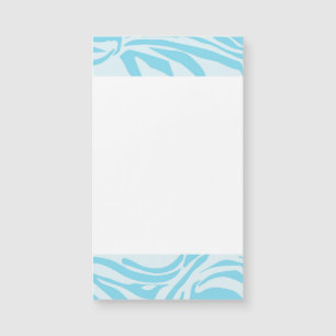 Blue Zebra Pattern Magnetkarte