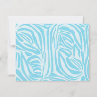Blue Zebra Pattern