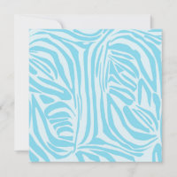 Blue Zebra Pattern
