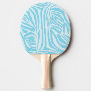 Blue Zebra Pattern Tischtennis Schläger